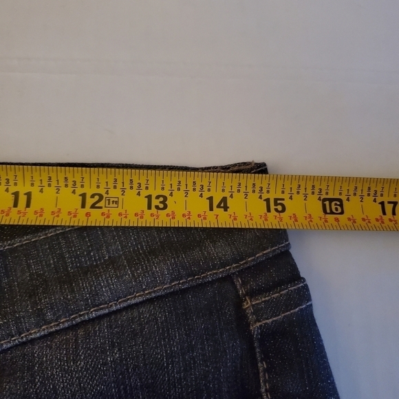 White House Black Market Rhinestone Noir Jeans Size 2 - Picture 7 of 8